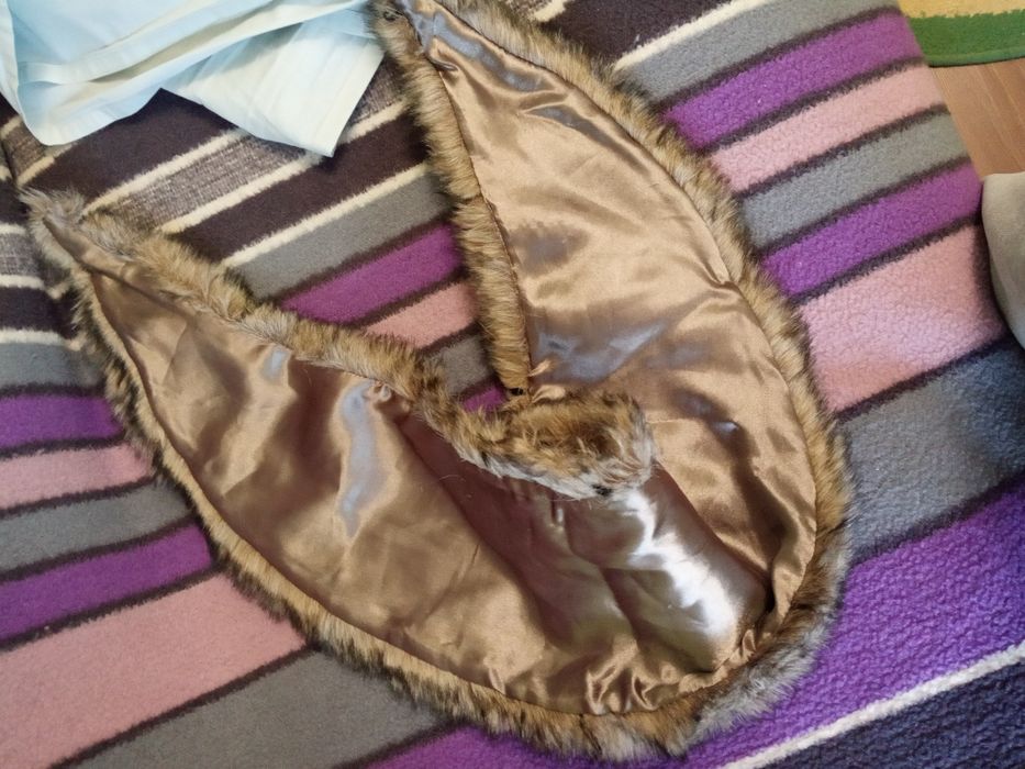 Воротник большой искусственный