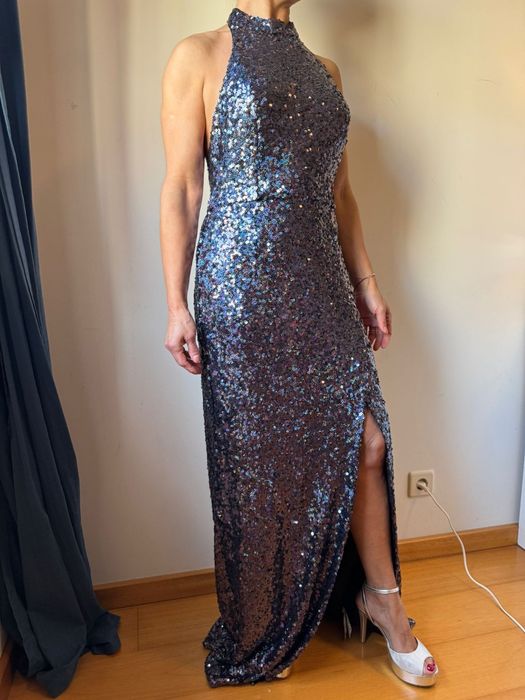 Vestido lindo de festa , lantejoula