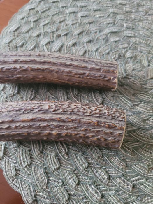 2 szt. Gryzaki z  poroża z jelenia