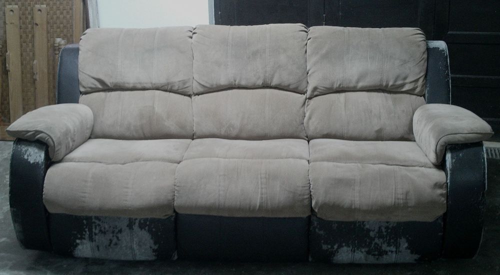 Sofá Relax de 3 Lugares Reclinável Elétrico