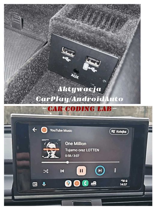 Radio do VW Aktywacja AppConnect AndroidAuto CarPlay SmartLink Audi VW Skoda Seat FullLink MST2 MEN2 MIB2 MIB3