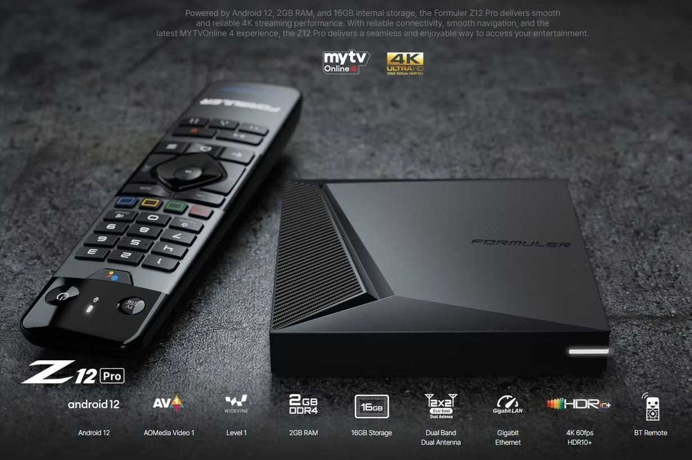 Formuler Z12 PRO BT3 2GB/16GB Full IPTV