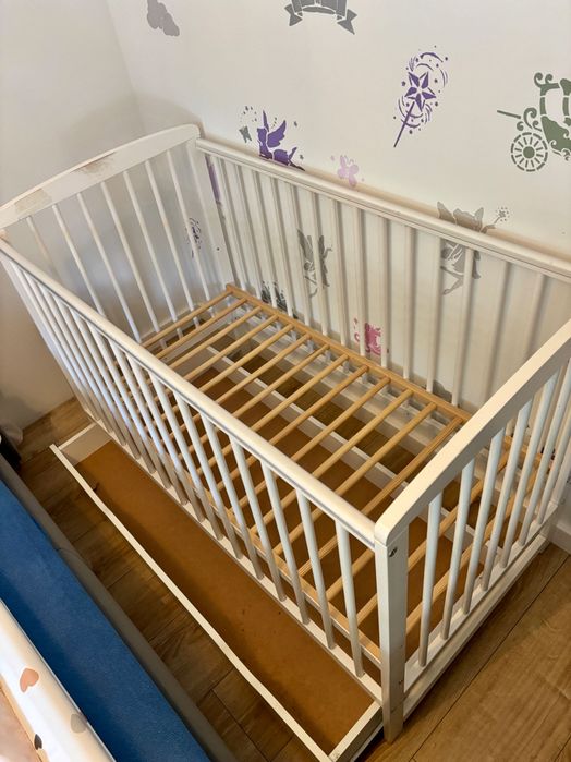 Łóżeczko niemowlęce, dziecięce + materac Havea baby