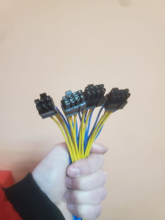 Коса кабель распайки серверного блока 6+2 pin