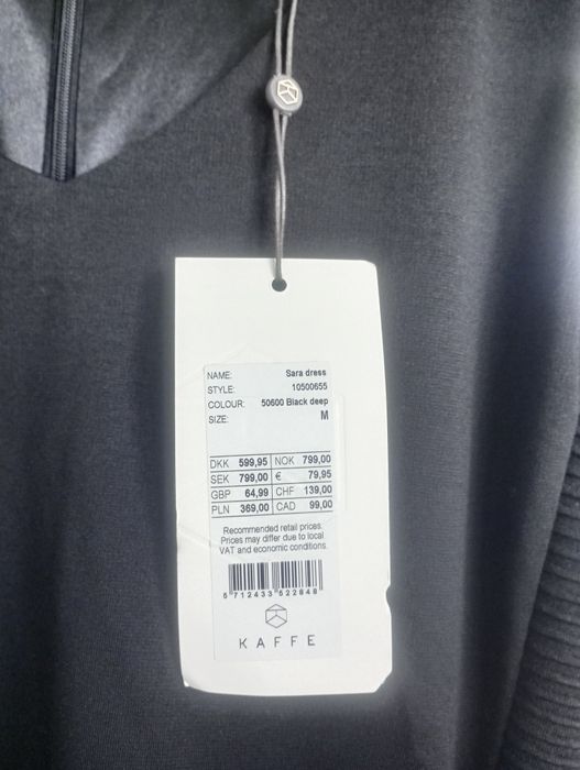 Nowa z metką elegancka wyjściowa sukienka  M Kaffe