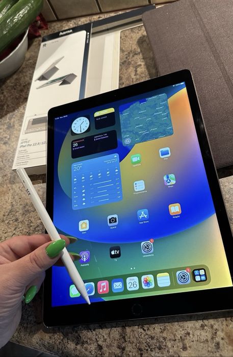 Tablet iPad Apple PRO 12.9” + NOWY RYSIK - Touch ID - PROCREATE