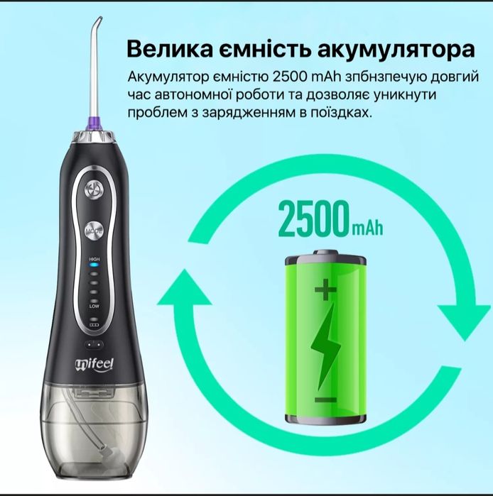 Бездротовий іригатор H2Ofloss