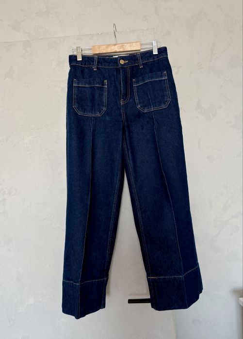 Джинси Zara Wide Leg широкі з високою посадкою 36 S