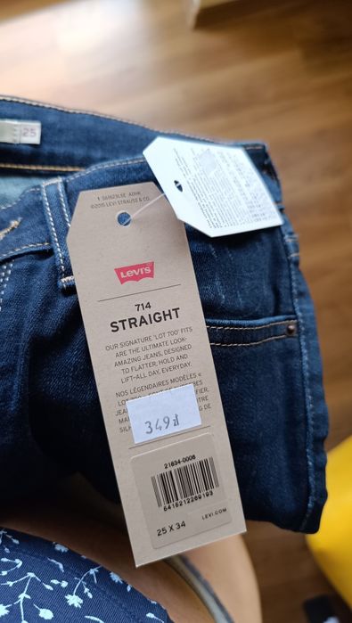 Jeansy Levis spodnie S damskie