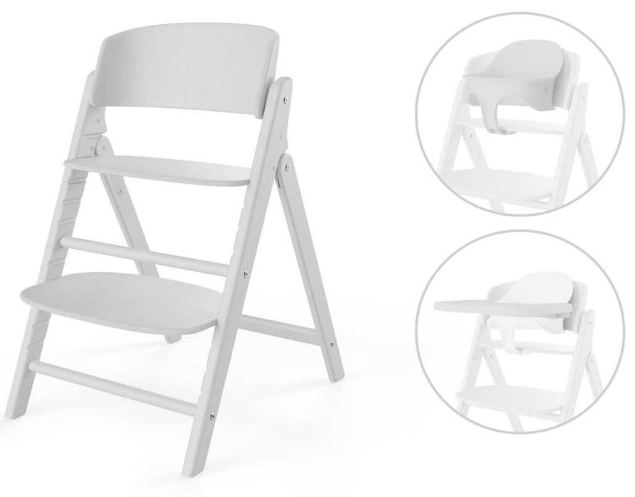 Krzesełko do Karmienia CYBEX Gold CLICK & FOLD 3w1 – All White białe