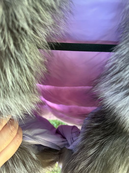 kurtka zimowa z lisem