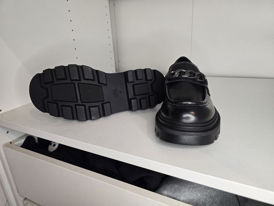 Sapado de cabedal  zara