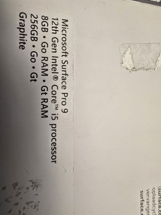 Tablet Microsoft surface pro 9