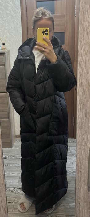 Пуховик зима, довгий