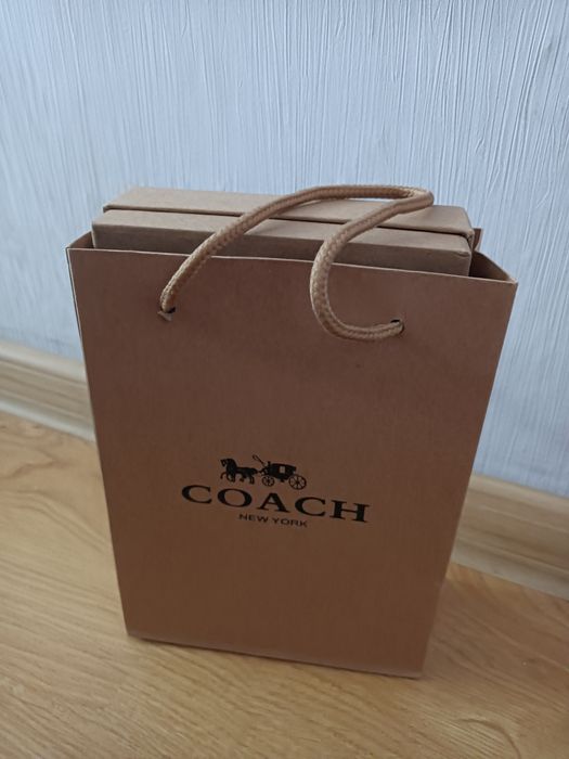 Coach Чоловічий шкіряний ремінь (подарунковий)