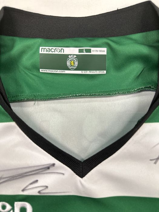 Camisola do Sporting 2017/2018 autografada