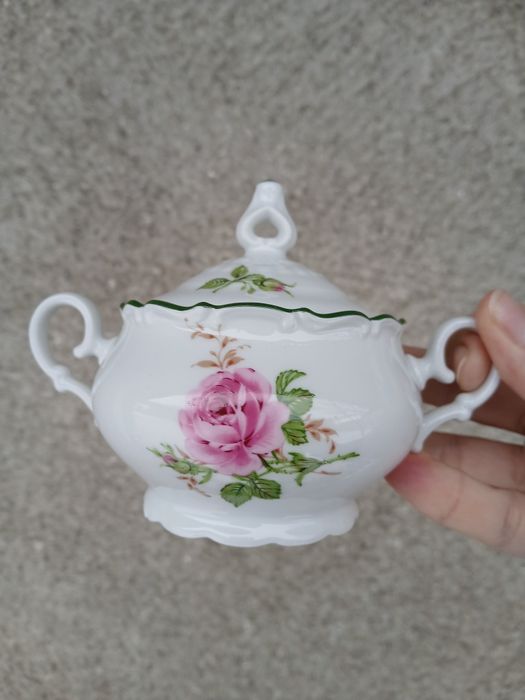 Чайний сервіз з Розами Чехія чайный сервиз фарфор Чехия  Розы