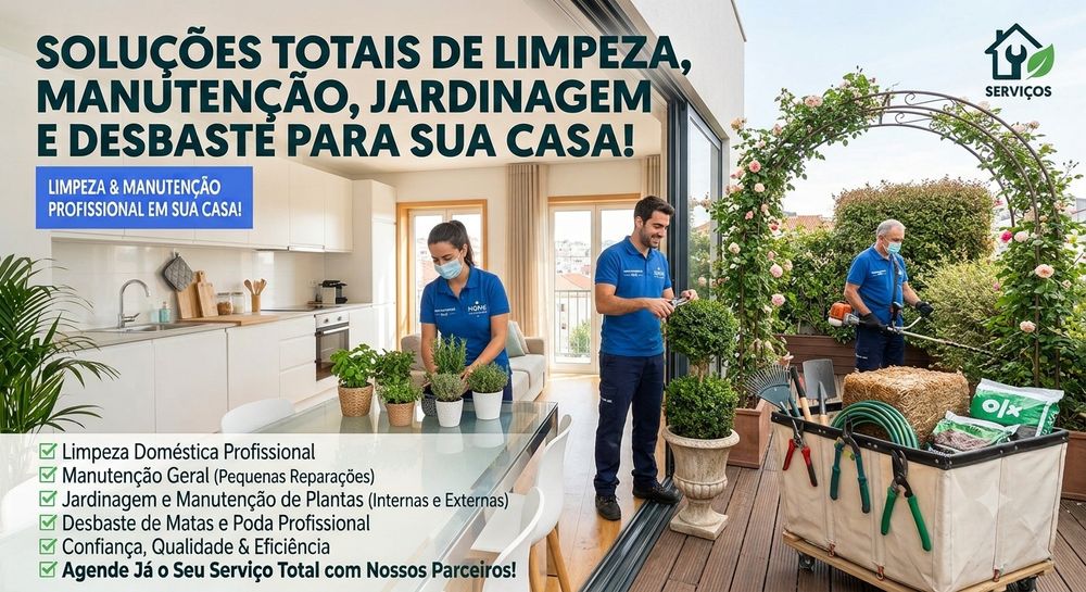 Serviço de limpeza e manutenção