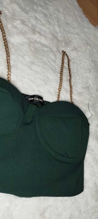 Top com alças em corrente S