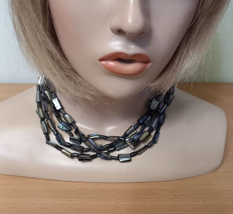 Ожерелье парламутр натуральный