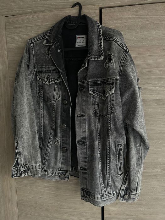Kurtka jeansowa szara