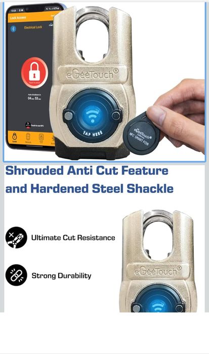 Zewnętrzna inteligentna kłódka 5. generacji eGeeTouch