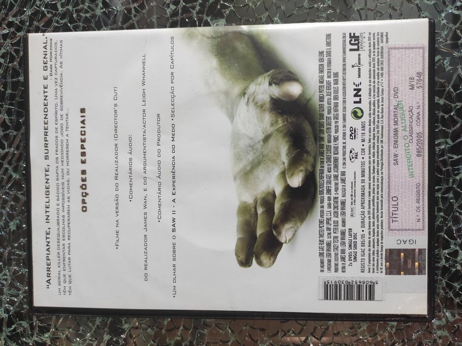 Dvd Saw - enigma mortal