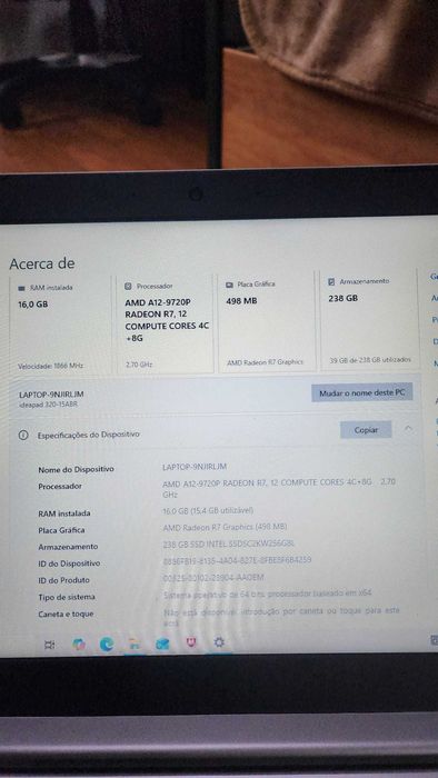 Lenovo IdeaPad 320 – Bom estado, caixa original