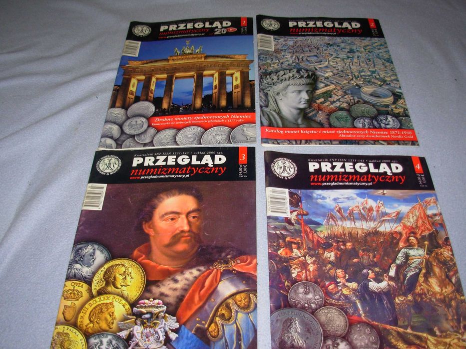 Przegląd Numizmatyczny 1,2,3,4 2015 r.