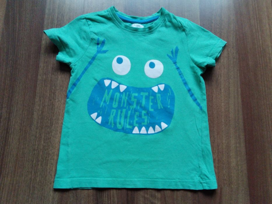 Koszulka z krótkim rękawem, r. 110, bluzka, krótki rękaw.