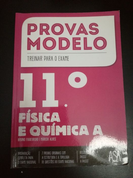 Livros resumos e provas modelo Físico-Quimica A 10/11 ano