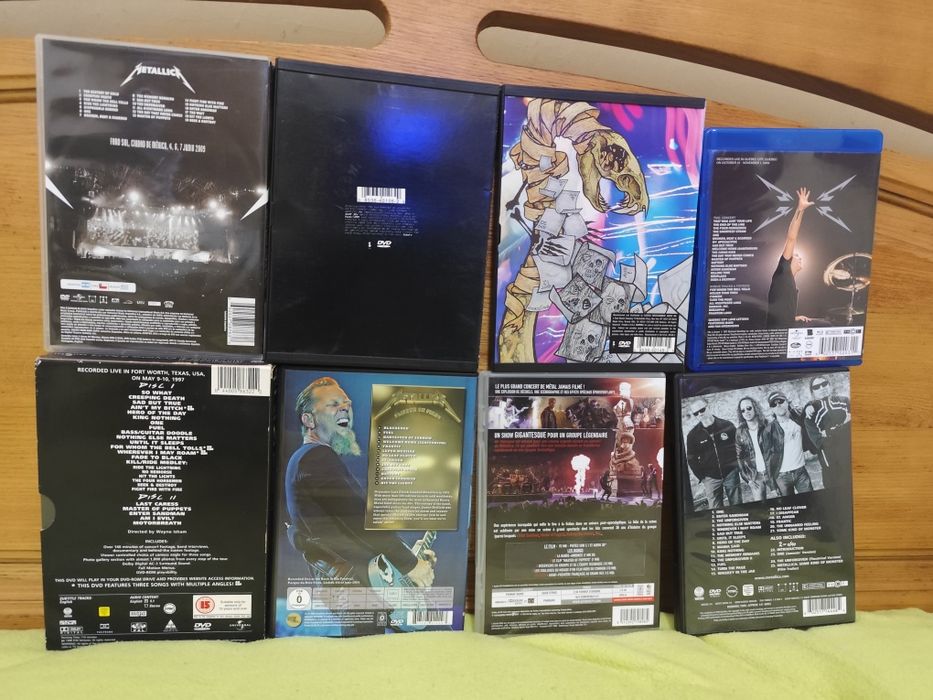 Vários dvd Metallica