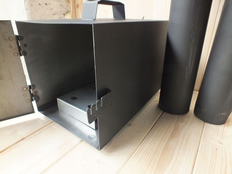 Zestaw do wędzarni 40 cm palenisko, rury, kolano