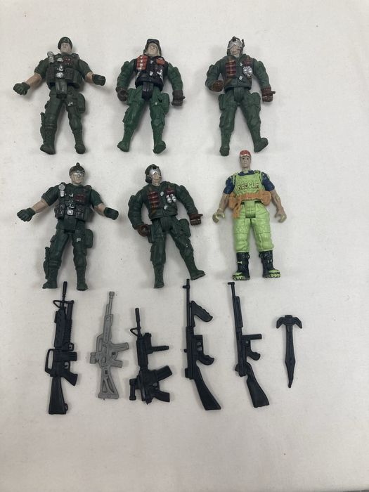 Brinquedos Soldados 7 Figuras Chap Mei