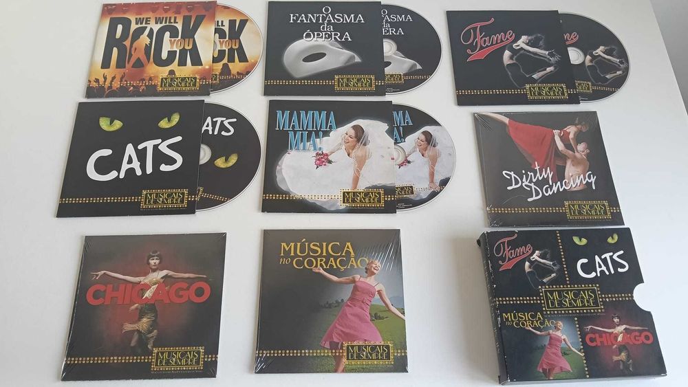 Vários CD'sd usados