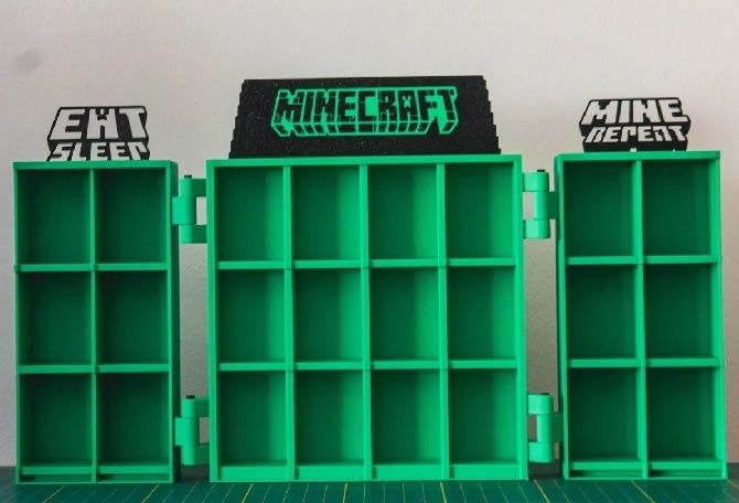 ‼️РОЗПРОДАЖ‼️ Бокс/Стенд/Підставка/Поличка для Фігурок Kinder Minecraft з Майнкрафт