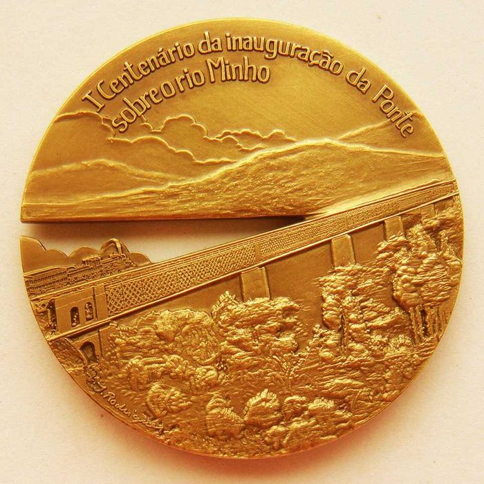 Medalha Bronze Caminhos de Ferro por J. RODRIGUES
