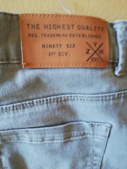 Calça Zara Cinzentas 11/12 anos Extensiveis