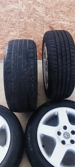 Jantes 16 5x112 VAG VW com 2 pneus novos
