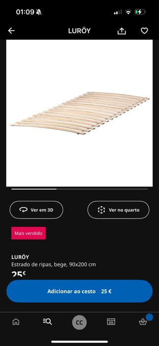 cama individual ikea