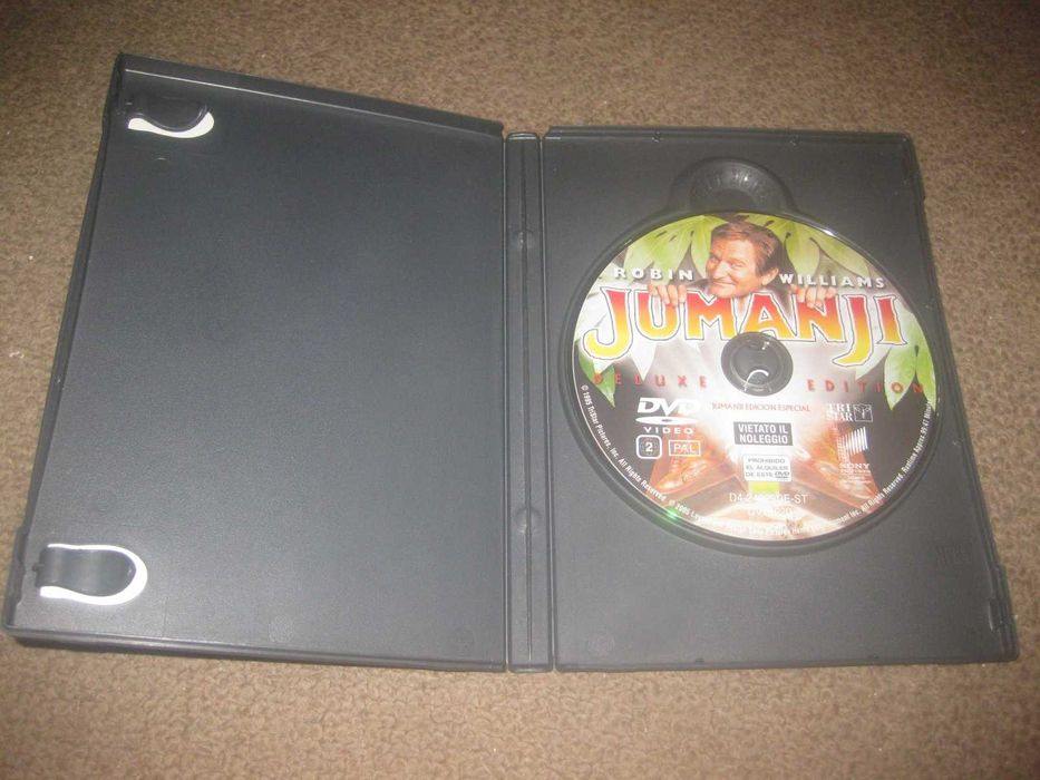 DVD "Jumanji" com Robin Williams/Raro!