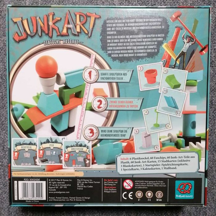 Junk Art - jogo de tabuleiro