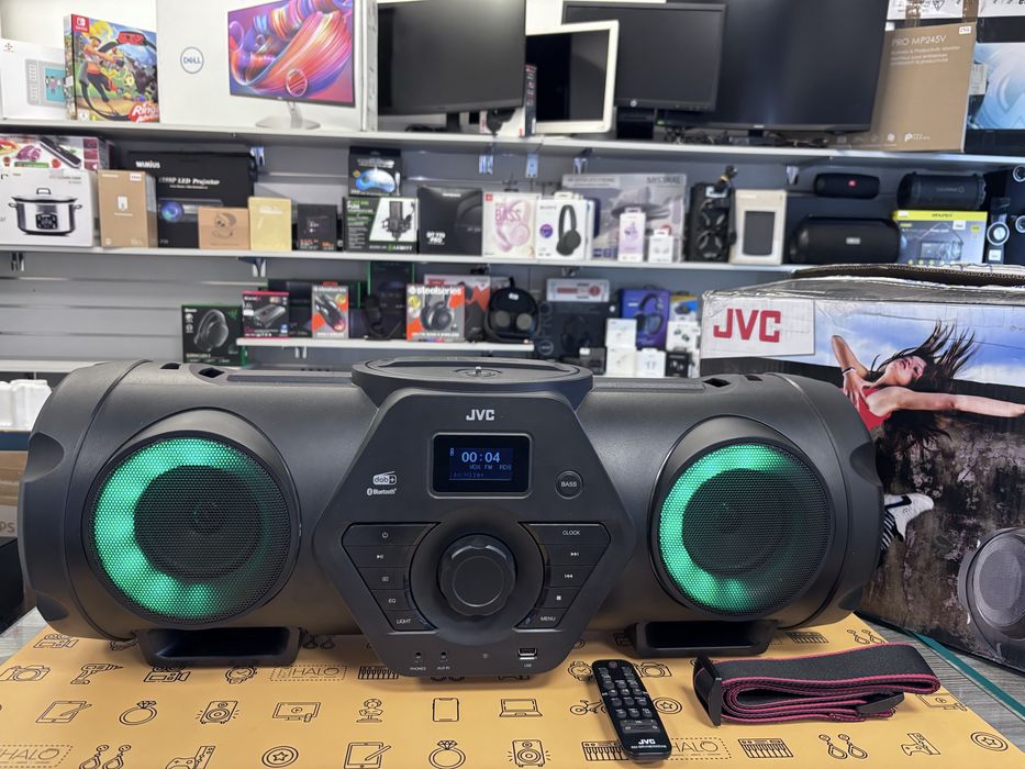 Jak Nowy! Boombox JVC RV-NB300DAB Bluetooth CD USB od Lombard HALOgsm