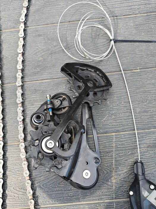 Napęd_Sram Eagle SX_12S (Kaseta, przerzutka, manetka, łańcuch, linka)