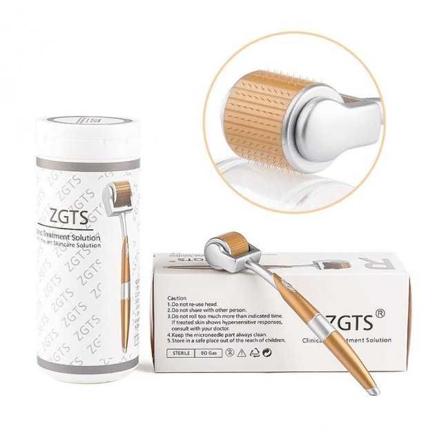 Титанові мікро-голки ZGTS 192, дермаролер для догляду за обличчям