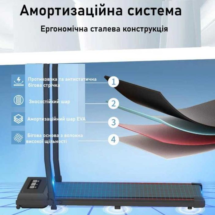 Бігова доріжка / беговая дорожка /  НОВА ТИХА бігова доріжка до 8 км  і до 150 кг