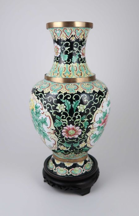 Jarra em esmalte de cantão - 26 cm