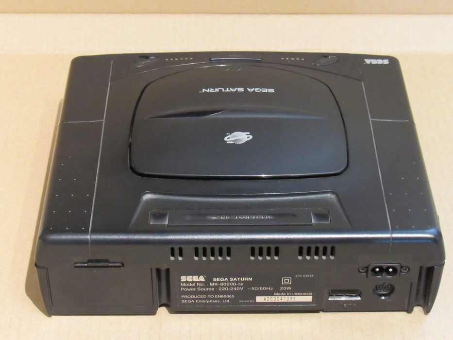 Sega Saturn consola em caixa primeiro modelo