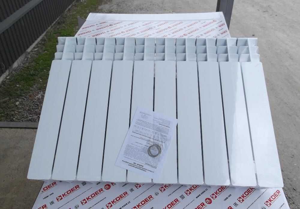 KOER Алюминиевые и Биметаллические радиаторы Чехия"Супер Цена"