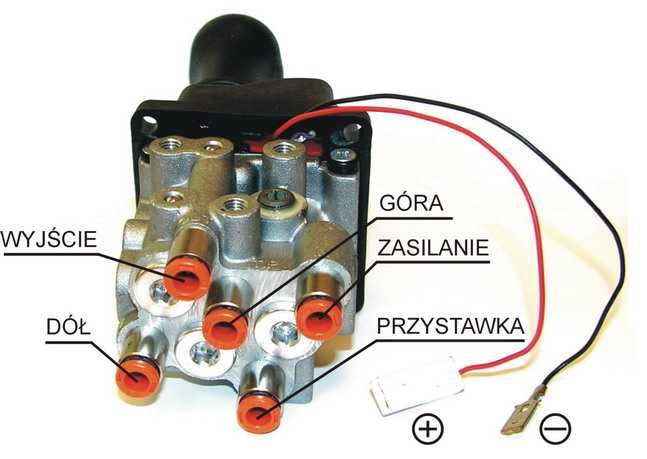 Sterowanie  pneumatyczne BINOTTO do hydrauliki - wywrotki